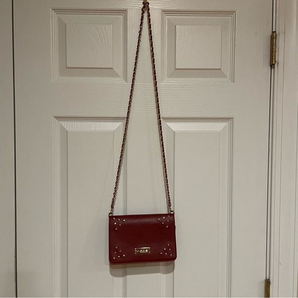 BEBE Deep Burgundy Crossbody Purse. - Picture 8 of 8